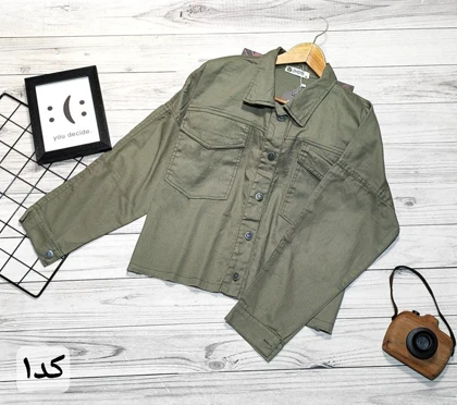 کراپ کت کتان رنگی کد 50110