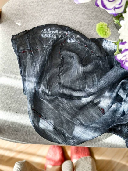 شال حریر ابریشم ژانتی