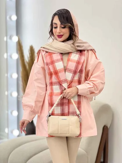 بارانی ترکیبی بغل کش