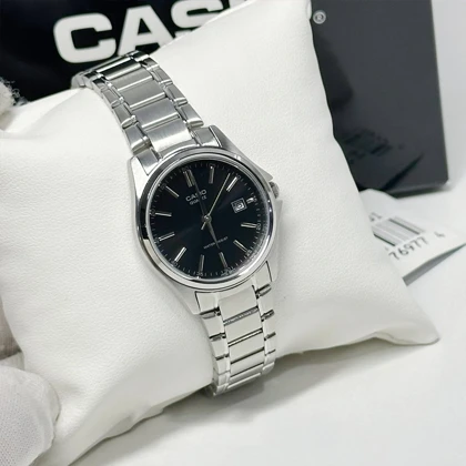 ساعت مچی زنانه کاسیو Casio مدل LTP-1183A-1A با صفحه مشکی