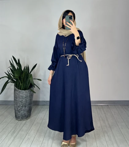 پیراهن مانتویی درفام