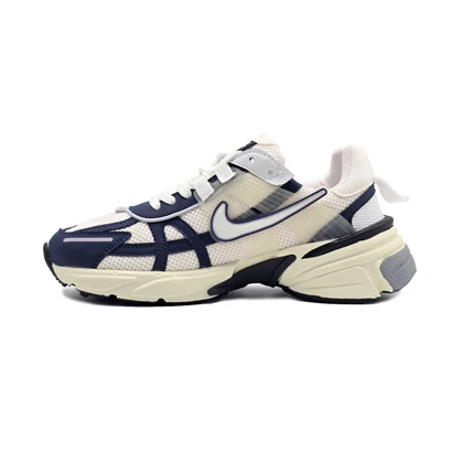 کفش و کتانی زنانه و دخترانه مدل نایک کوشلون NIKE V2K رنگ سفید سرمه ای
