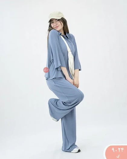 شلوار نیم بگ اویشو 9024