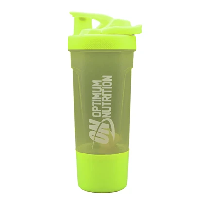 شیکر ورزشی دو تیکه اوپتیموم نوتریشن مدل Kia رنگی درب ضامنی ظرفیت 0.7 لیتر