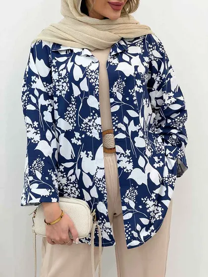 شومیز طرح دار پارمیدا