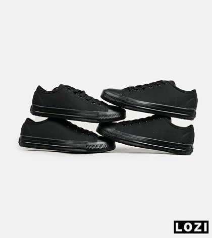 کفش کتانی مردانه و زنانه مشکی All STAR مدل 7085