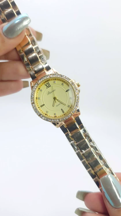 ساعت مچی زنانه باوک Baoke نگین‌دار با موتور کوارتز