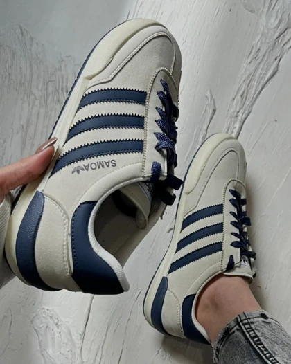 کتانی SAMOA خاکی سرمه ای کد 1200120