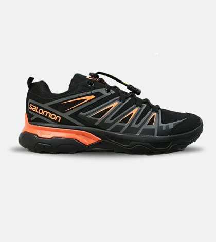 کفش کتانی مشکی طوسی نارنجی سالومون Salomon X ULTRA