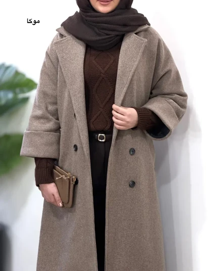 پالتو فوتر بلند آستردار آیسو دلبر 3