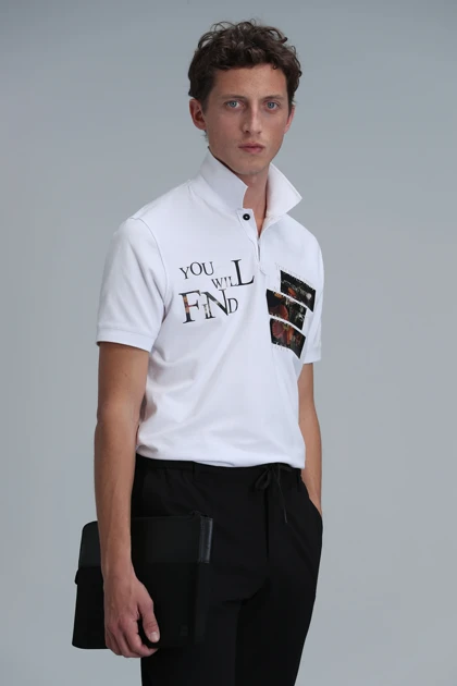 تیشرت یقه پولو مردانه lufian lufian