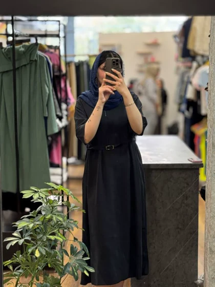 پیراهن جلو زیپ سیلک_4005