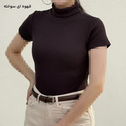 بادی یقه اسکی زنانه کبریتی | آی بولک