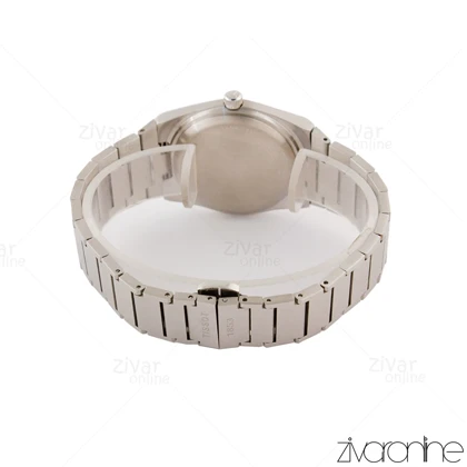 ساعت تیسوت زنانه PRX نقره ای صفحه سرمه ای 105472