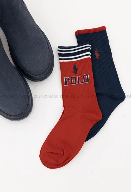 جوراب polo ساق‌دار پنبه کد1005210