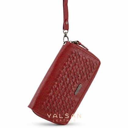 کیف پول زنانه چرم یلسان مدل غزال کد 051-BF