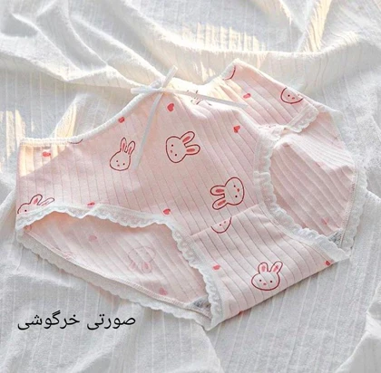 شورت زنانه جنس نخ پنبه طرح فانتزی