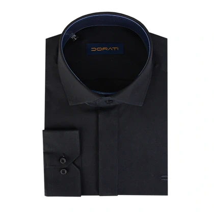 پیراهن مردانه رسمی دوشین مشکی