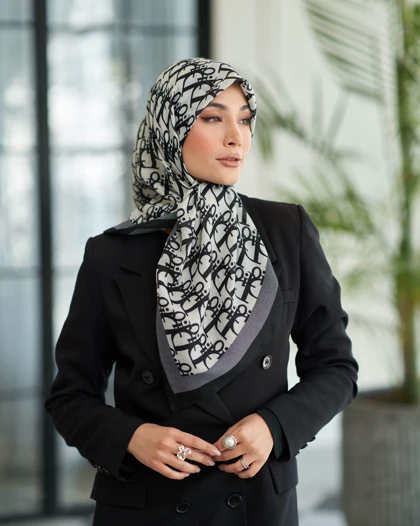 روسری نخی قواره 90 30195