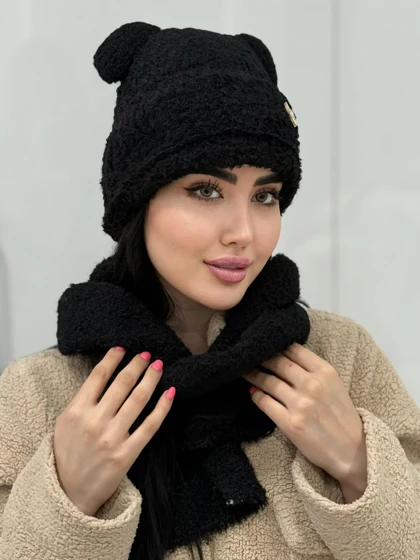 شال و کلاه قلب مین