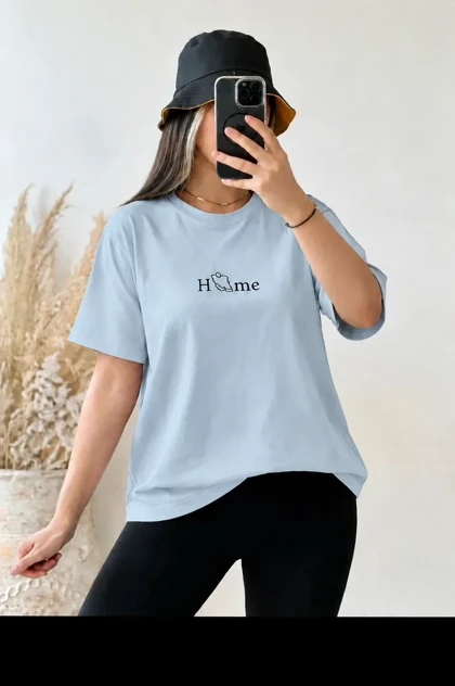 باکسی Home Iran نخ پنبه درجه یک 38 تا 36 | تیشرت باکسی Home Iran نخ پنبه درجه یک 38 تا 36 کد 799