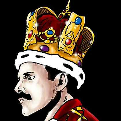 تیشرت گروه موسیقی Queen کویین تیشرت Freddie Mercury Queen کد 183194