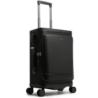 چمدان چرخ‌دار 20 اینچی ضدآب و ضدسرقت 52 لیتری بنج Bange QL701