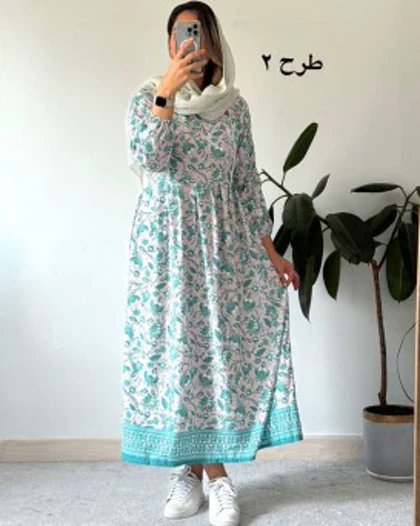 پیراهن ساحلی طرحدار پینار