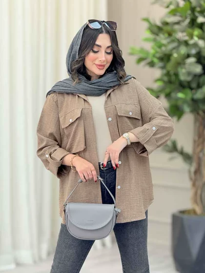مانتو جیب پاکتی طنین