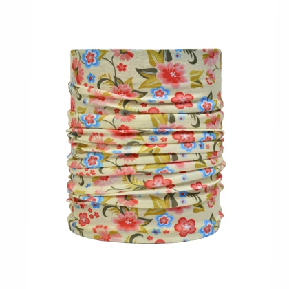 اسکارف و دستمال سر و گردن فلورال مدل 8690