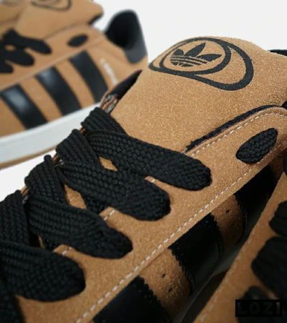 کفش کتانی مردانه و زنانه قهوه ای مشکی ADIDAS Campus