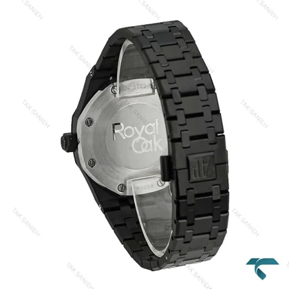 ساعت مردانه ای پی مشکی ایندکس نقره ای AP-7587-G