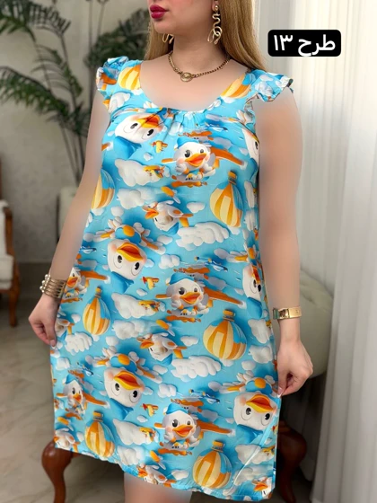 پیراهن نخی فرشته 3724