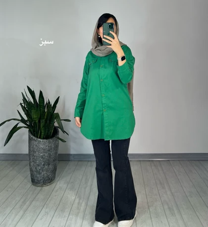 مانتو کتان شادلی(ایراد دار)