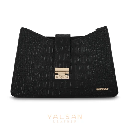 کیف دوشی زنانه چرم یلسان مدل آنجلا 138-GAN