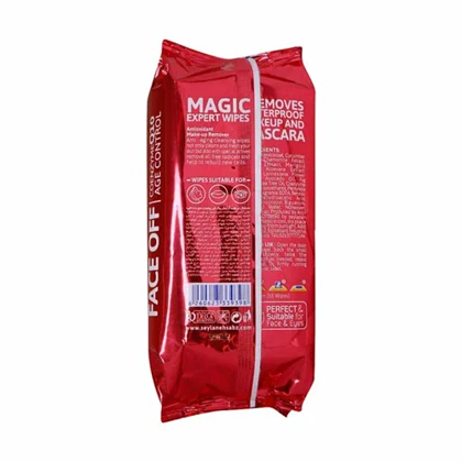 دستمال مرطوب پاک کننده آرایش آنتی اکسیدان دافی 55 عددی