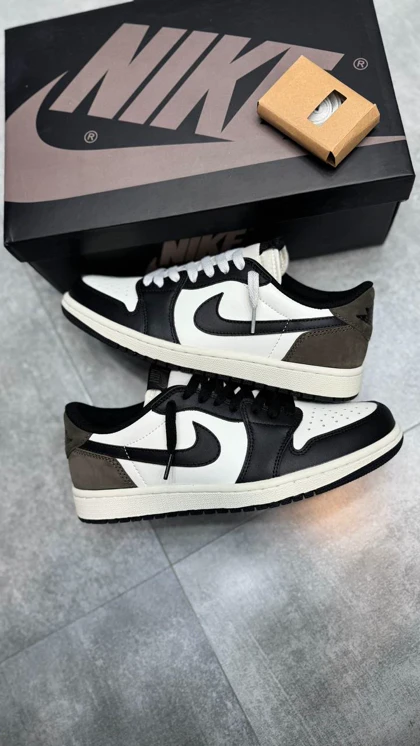 کتانی ویتنامی نایکی ایر جردن وان لو موکا Nike Air Jordan 1 Low OG Mocha