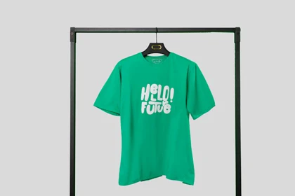تیشرت دخترانه لانگ نخ پنبهHELLO FUTURE