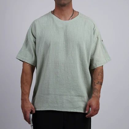 تیشرت یقه گرد لینن کد 171200