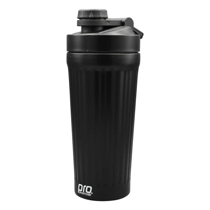 شیکر استیل ورزشی یک تیکه پرو اسپورتس دتاکس دار مدل Forge ظرفیت 0.8 لیتر