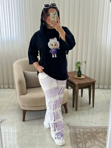 ست لبوبو اسپرت دخترانه و زنانه بیرونی کد 450
