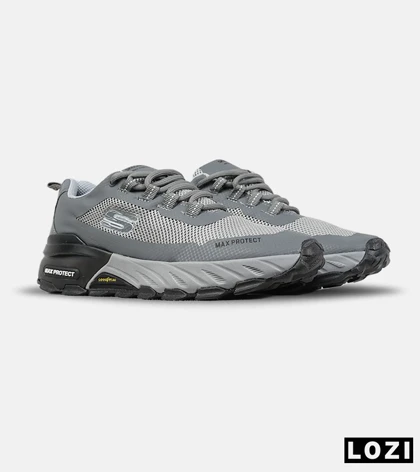 کفش کتانی طبی ورزشی طوسی SKECHERS max protect مدل 7790