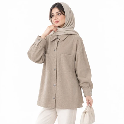 شومیز مخمل کبریتی پاییزی زنانه