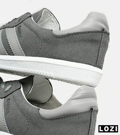 کفش کتانی مردانه و زنانه سامبا طوسی ADIDAS Samba مدل 7298