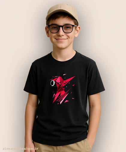 تیشرت بچگانه طرح اسکویید گیم کد 1047