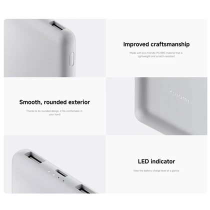 پاور بانک 10000 شیائومی Xiaomi اصل مدل P16ZM توان 22.5 وات