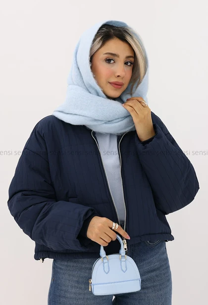 کاپشن میله ای چروک کد1005188