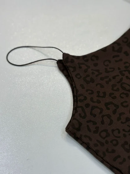 نیم‌تنه بند ماکارون پلنگی 1701