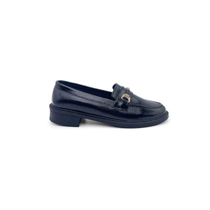 کفش کالج زنانه مدل Flat shoes - 0076_Black