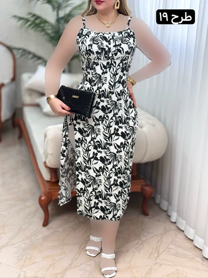 پیراهن نخی ماریا 2912